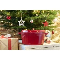 Staub Cocotte Rotonda - 30 Cm, Ciliegia 11 Staub Cocotte Rotonda - 30 Cm, Ciliegia -Cucina Negozio 000011021