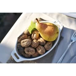 Staub Pirofila Ovale - 17 Cm, Colore Bianco Puro -Cucina Negozio 000011072