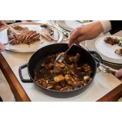 Staub Padella - 26 Cm, Ghisa, Black Matt -Cucina Negozio 000013458