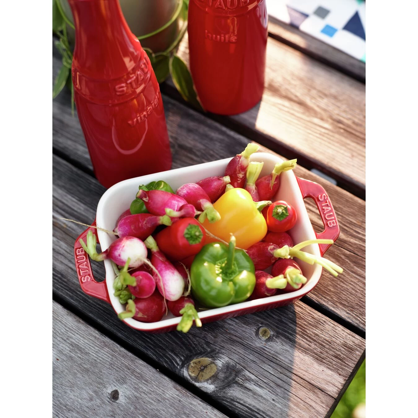 Staub Pirofila Rettangolare - 14 X 11 Cm, Ciliegia 2 Staub Pirofila Rettangolare - 14 X 11 Cm, Ciliegia - immagine 2