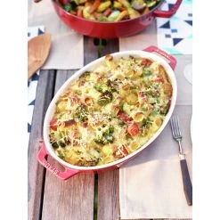 Staub Pirofila Ovale - 30 Cm, Ciliegia -Cucina Negozio 000017201