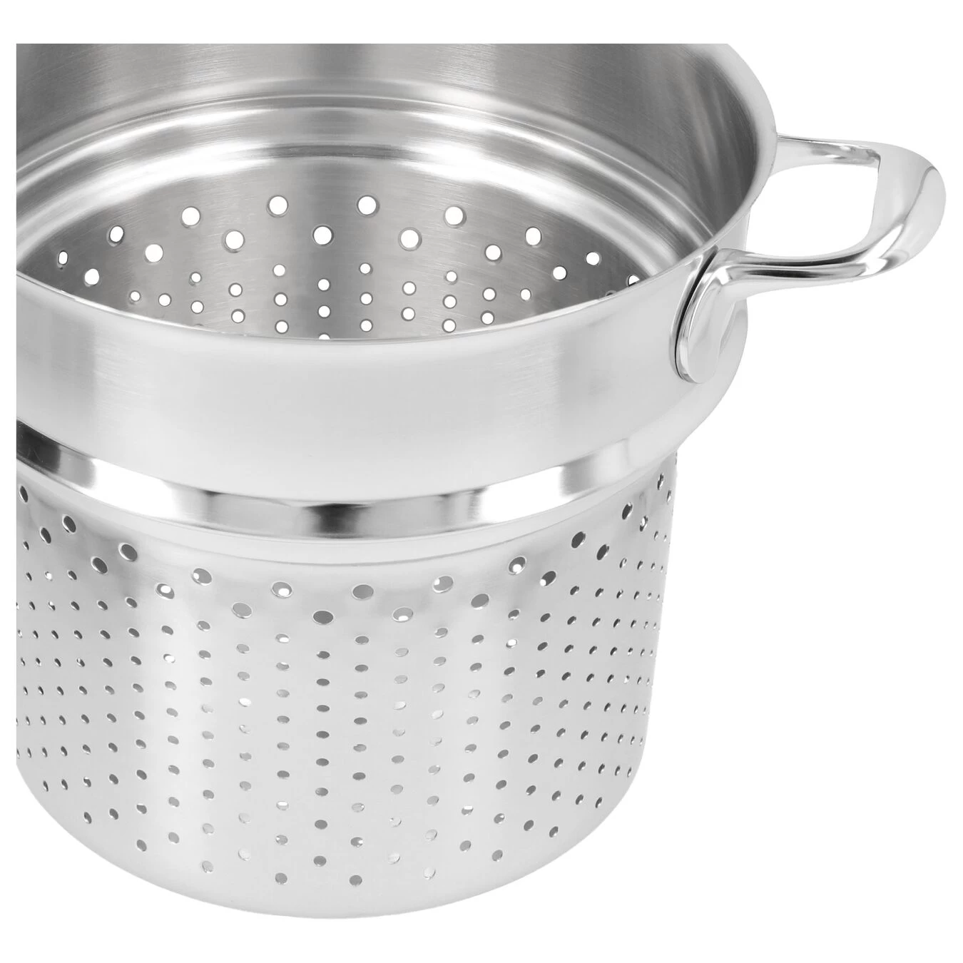 Demeyere Colapasta Per Pentole - 20 Cm, 18/10 Acciaio Inossidabile 2 Demeyere Colapasta Per Pentole - 20 Cm, 18/10 Acciaio Inossidabile - immagine 2