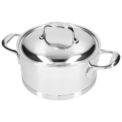 Demeyere Casseruola Con Coperchio - 20 Cm, 18/10 Acciaio Inossidabile -Cucina Negozio 000023663