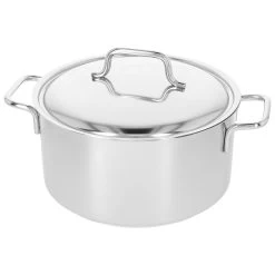 Demeyere Casseruola Con Coperchio - 22 Cm, 18/10 Acciaio Inossidabile -Cucina Negozio 000023852