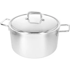 Demeyere Casseruola Con Coperchio - 30 Cm, 18/10 Acciaio Inossidabile -Cucina Negozio 000023919