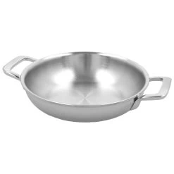 Demeyere Padella Con 2 Maniglie - 20 Cm, 18/10 Acciaio Inossidabile -Cucina Negozio 000023923