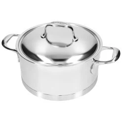 Demeyere Casseruola Con Coperchio - 22 Cm, 18/10 Acciaio Inossidabile -Cucina Negozio 000023977