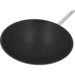 Demeyere Wok Fondo Tondo - 36 Cm, 18/10 Acciaio Inossidabile, Duraslide -Cucina Negozio 000024075