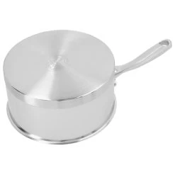 Demeyere Casseruola Con Manico Con Coperchio - 16 Cm, 18/10 Acciaio Inossidabile -Cucina Negozio 000024131