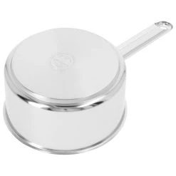 Demeyere Casseruola Con Manico Con Coperchio - 16 Cm, 18/10 Acciaio Inossidabile -Cucina Negozio 000024360