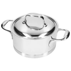 Demeyere Casseruola Con Coperchio - 18 Cm, 18/10 Acciaio Inossidabile -Cucina Negozio 000024388