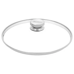Demeyere Tegame Con Coperchio In Vetro - 24 Cm, 18/10 Acciaio Inossidabile -Cucina Negozio 000024450
