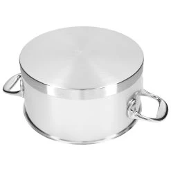 Demeyere Casseruola Con Coperchio - 22 Cm, 18/10 Acciaio Inossidabile -Cucina Negozio 000024640