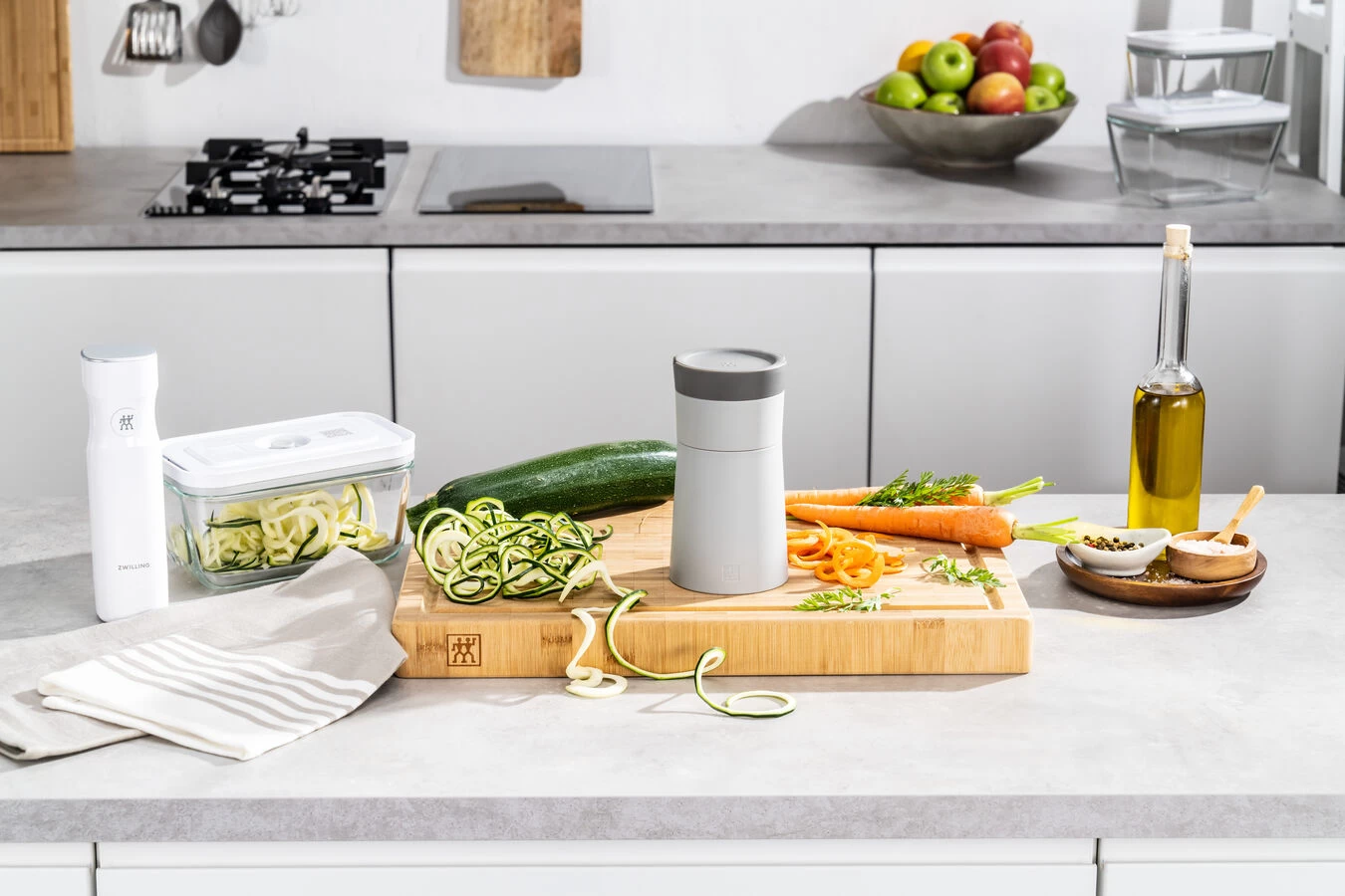 Zwilling Set Grattugia & Conserva Frutta E Verdura, 5-PZ. 4 Zwilling Set Grattugia & Conserva Frutta E Verdura, 5-PZ. - immagine 4