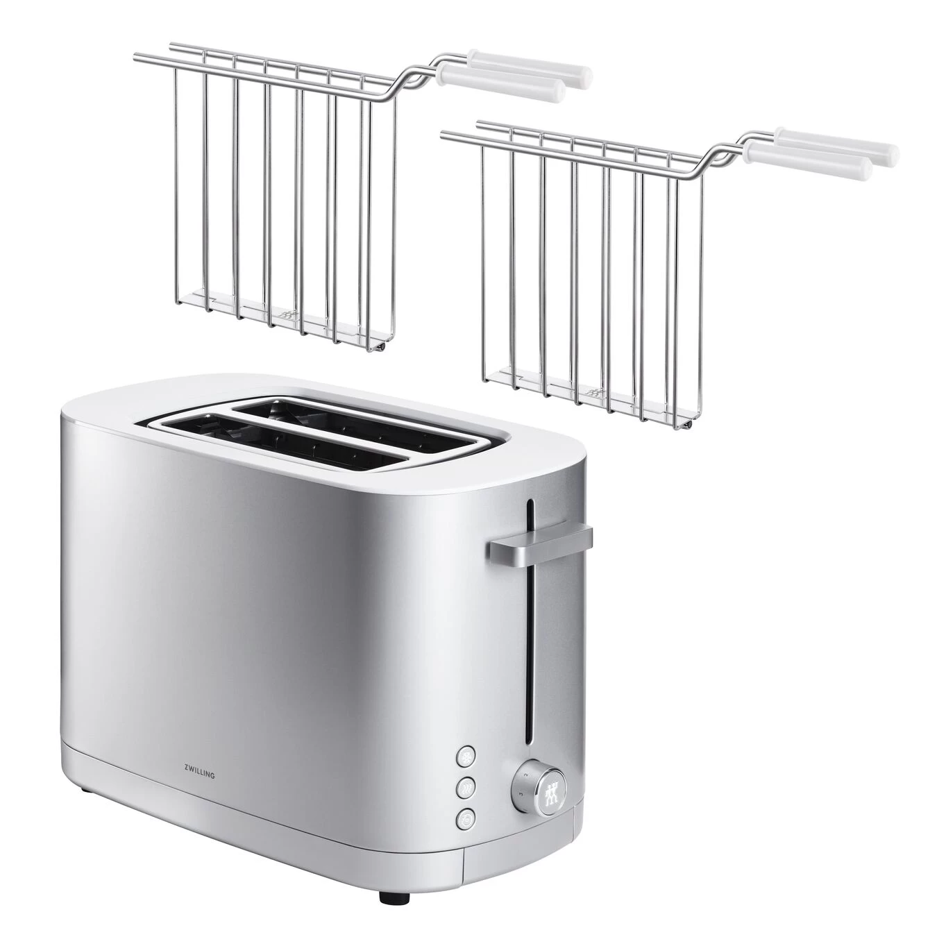 Zwilling Tostapane 2 Scomparti, Argento Con 2 Pinze 28 Cm, Acciaio Inox 1 Zwilling Tostapane 2 Scomparti, Argento Con 2 Pinze 28 Cm, Acciaio Inox