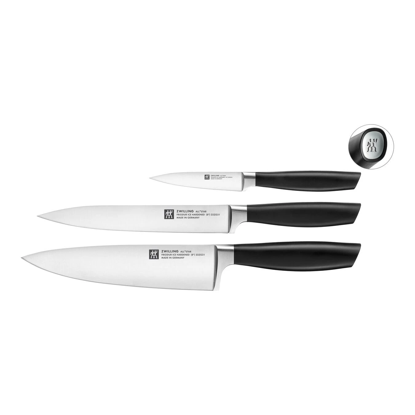 Zwilling Set Di Coltelli 3-pz., Argento 1 Zwilling Set Di Coltelli 3-pz., Argento