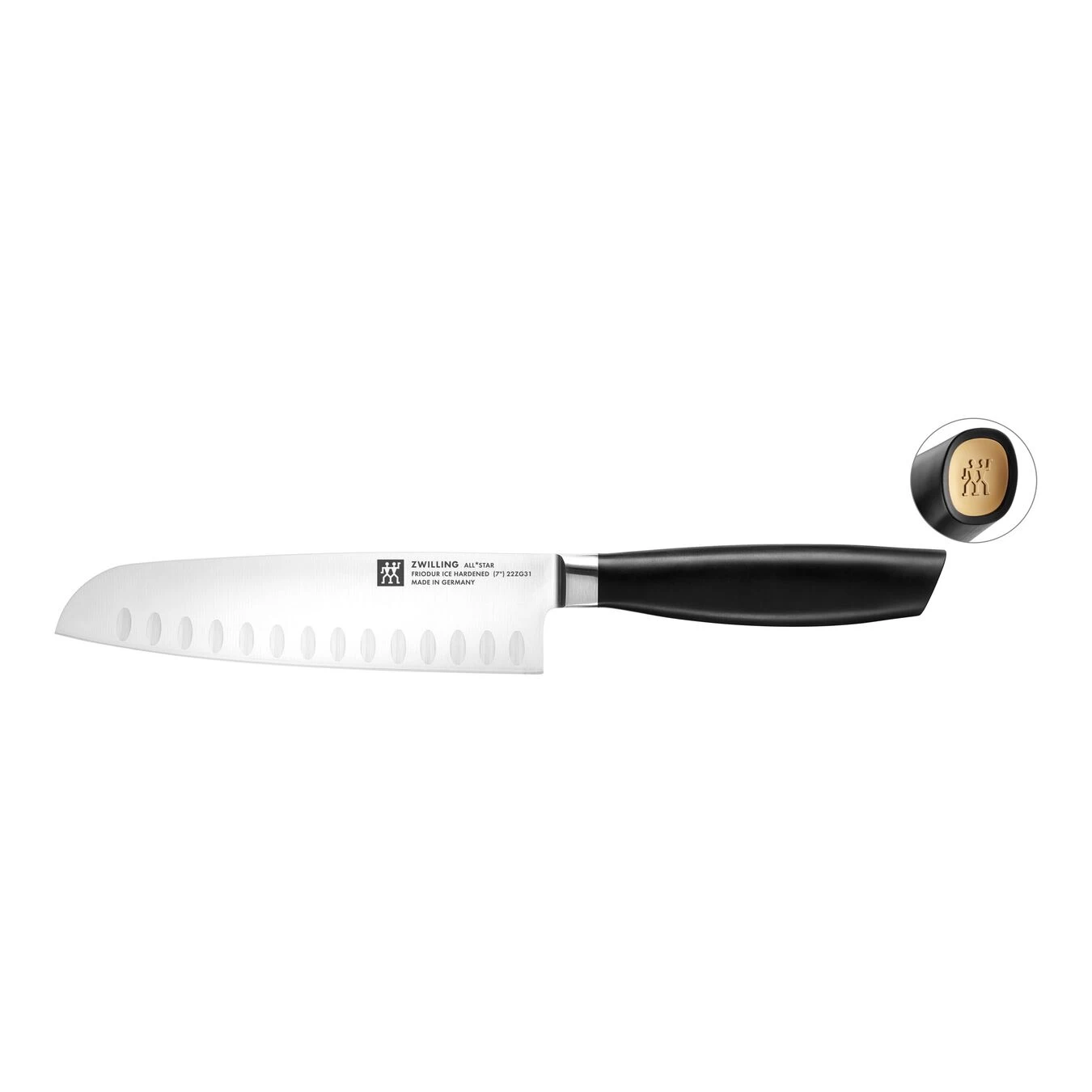 Zwilling Coltello Santoku 18 Cm, Oro Opaco 1 Zwilling Coltello Santoku 18 Cm, Oro Opaco