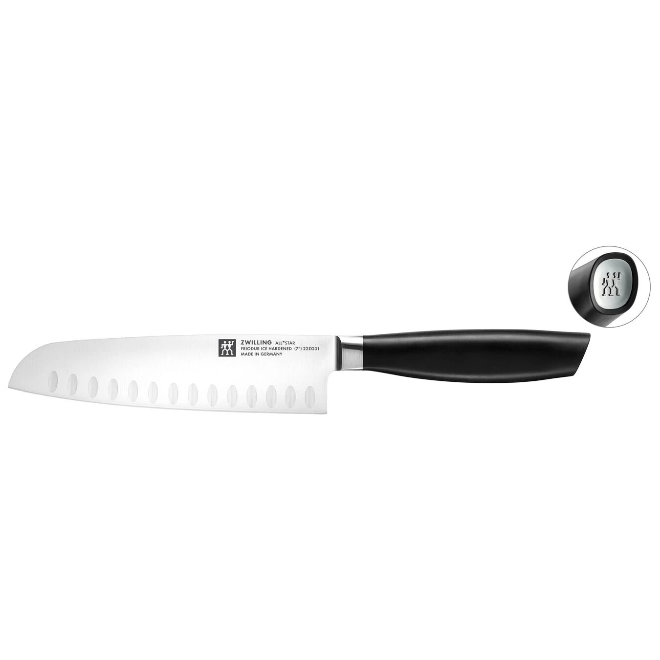 Zwilling Coltello Santoku 18 Cm, Argento 1 Zwilling Coltello Santoku 18 Cm, Argento