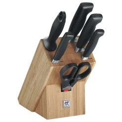Zwilling Set Di Coltelli Con Ceppo - 7-pz., Naturale