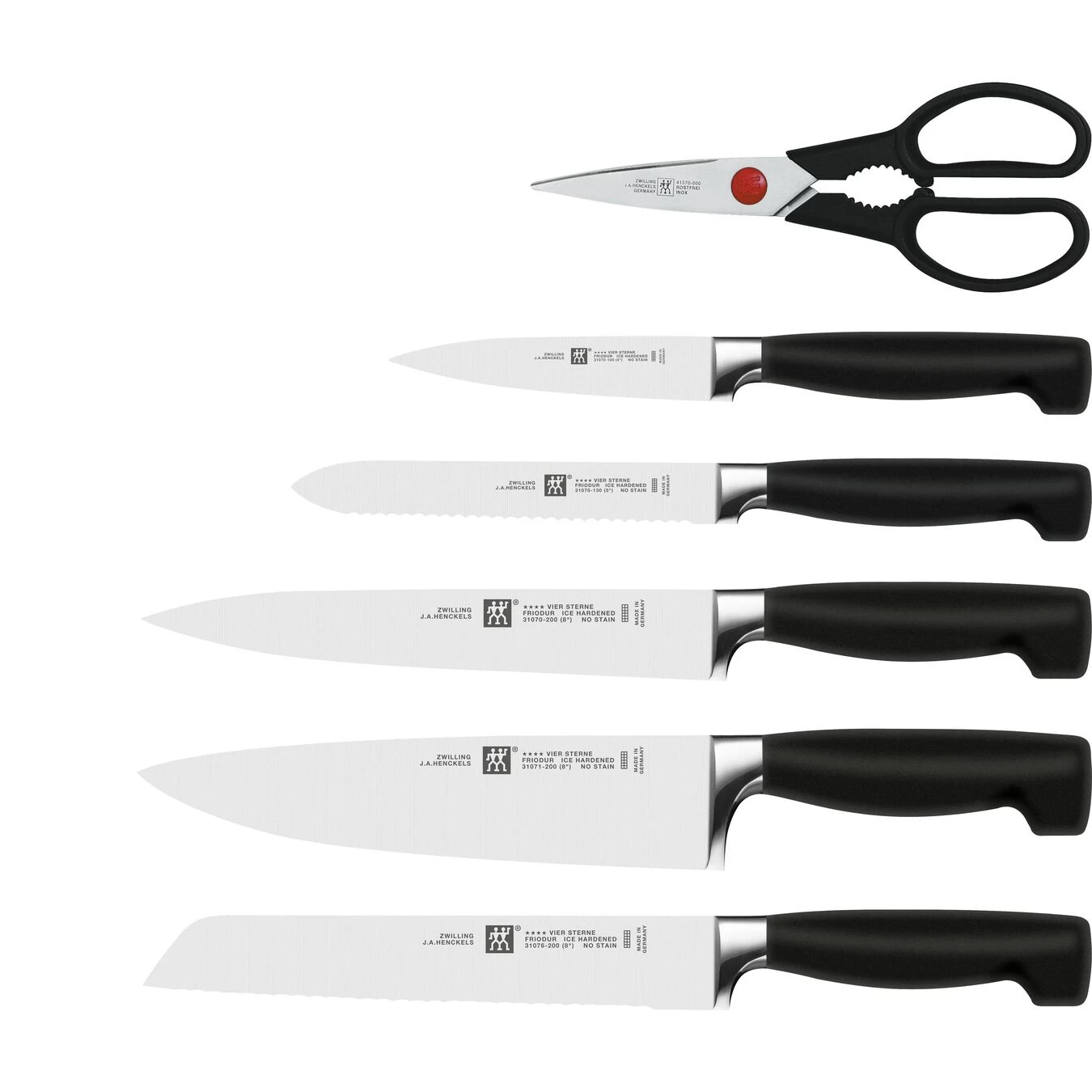 Zwilling Set Di Coltelli Con Ceppo Con Sistema Autoaffilante - 7-pz., Bianco 2 Zwilling Set Di Coltelli Con Ceppo Con Sistema Autoaffilante - 7-pz., Bianco - immagine 2