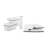 Zwilling Set Sottovuoto, Vetro / M/L, 7-pz., Bianco