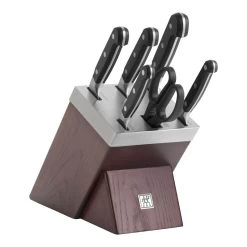 Zwilling Set Di Coltelli Con Ceppo Con Sistema Autoaffilante - 7-pz., Marrone