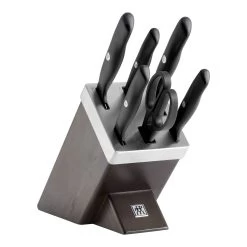 Zwilling Set Di Coltelli Con Ceppo Con Sistema Autoaffilante - 7-pz., Marrone-nero