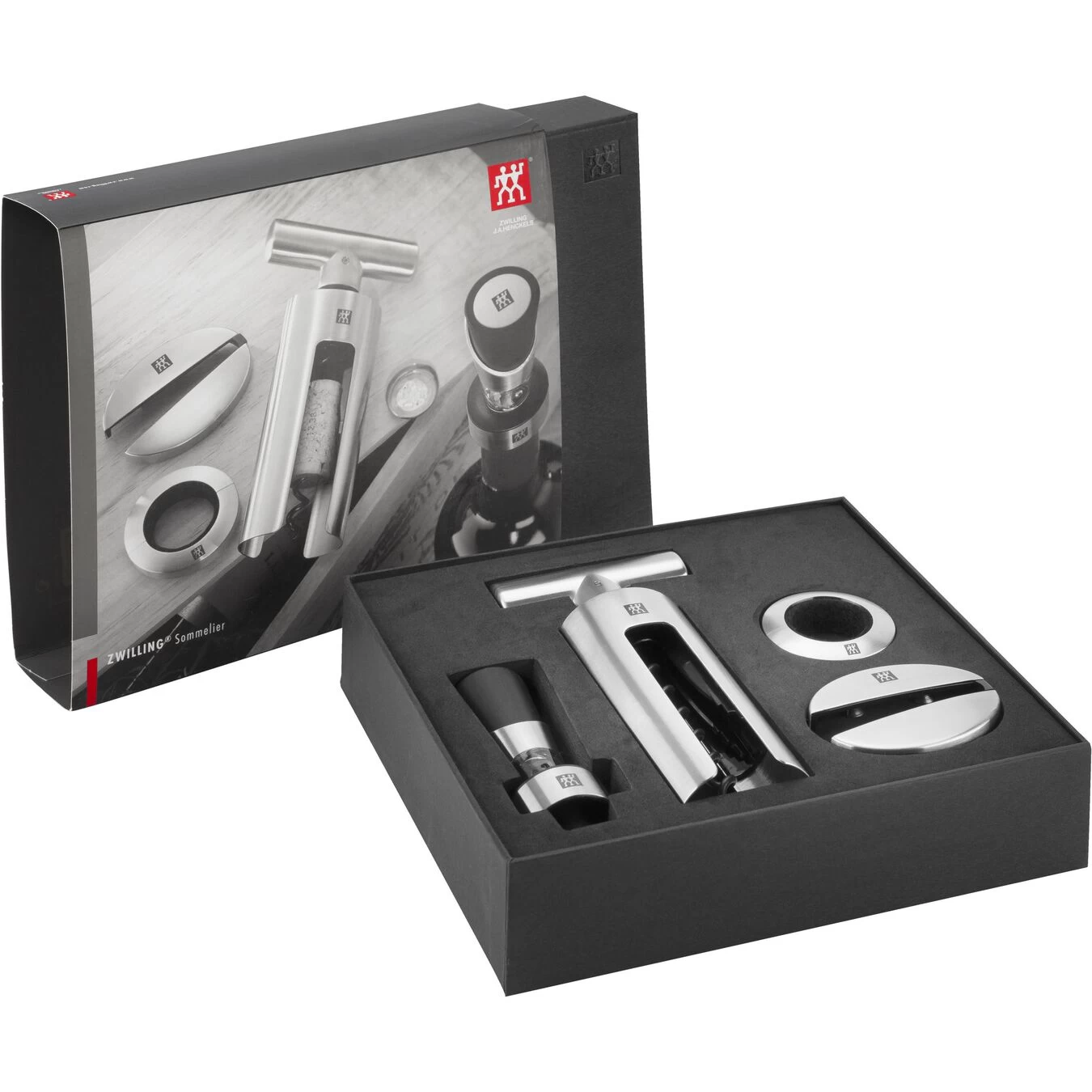 Zwilling Set Da Sommelier - 4-pz., Acciaio Inox 2 Zwilling Set Da Sommelier - 4-pz., Acciaio Inox - immagine 2