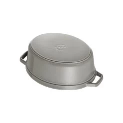Staub Cocotte Ovale - 17 Cm, Colore Grigio Grafite -Cucina Negozio 40500 236 0 6