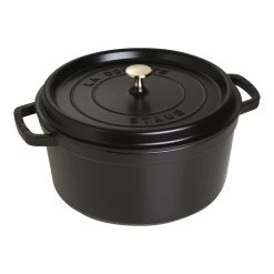 Staub Cocotte Rotonda - 28 Cm, Nera