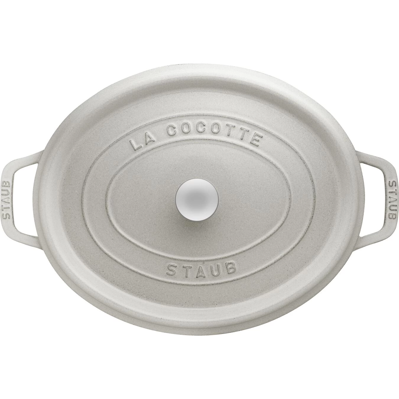 Staub Cocotte Ovale - 29 Cm, Tartufo Bianco 3 Staub Cocotte Ovale - 29 Cm, Tartufo Bianco - immagine 3