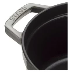 Staub Cocotte Rotonda - 34 Cm, Colore Grigio Grafite -Cucina Negozio 40502 303 2