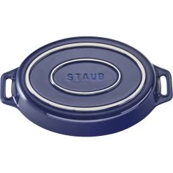 Staub Pirofila Ovale - 17 Cm, Blu Scuro -Cucina Negozio 40508 604 3 1