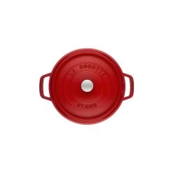 Staub Cocotte Rotonda - 30 Cm, Ciliegia 9 Staub Cocotte Rotonda - 30 Cm, Ciliegia -Cucina Negozio 40509 814 0 2