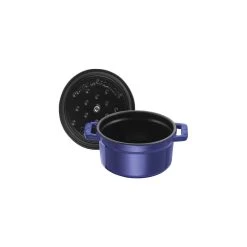 Staub Mini Cocotte Rotonda - 10 Cm, Blu Scuro -Cucina Negozio 40510 262 0 5