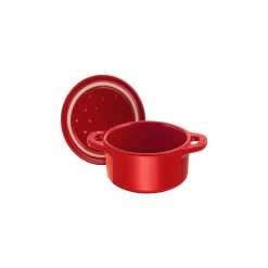 Staub Mini Cocotte Rotonda - 10 Cm, Ciliegia -Cucina Negozio 40510 785 0 6