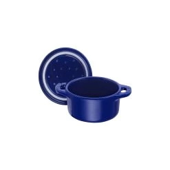 Staub Mini Cocotte Rotonda - 10 Cm, Blu Scuro 11 Staub Mini Cocotte Rotonda - 10 Cm, Blu Scuro -Cucina Negozio 40510 786 0 6