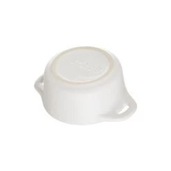 Staub Mini Cocotte Rotonda - 10 Cm, Bianco Puro -Cucina Negozio 40511 083 0 5