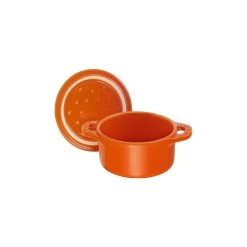 Staub Mini Cocotte Rotonda - 10 Cm, Arancione -Cucina Negozio 40511 085 0 6