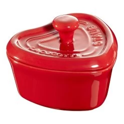 Staub Mini Cocotte Cuore - 9 Cm, Ciliegia