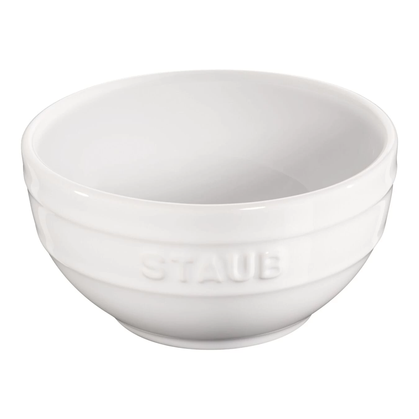 Staub Ciotola Rotonda - 12 Cm, Colore Bianco Puro 1 Staub Ciotola Rotonda - 12 Cm, Colore Bianco Puro