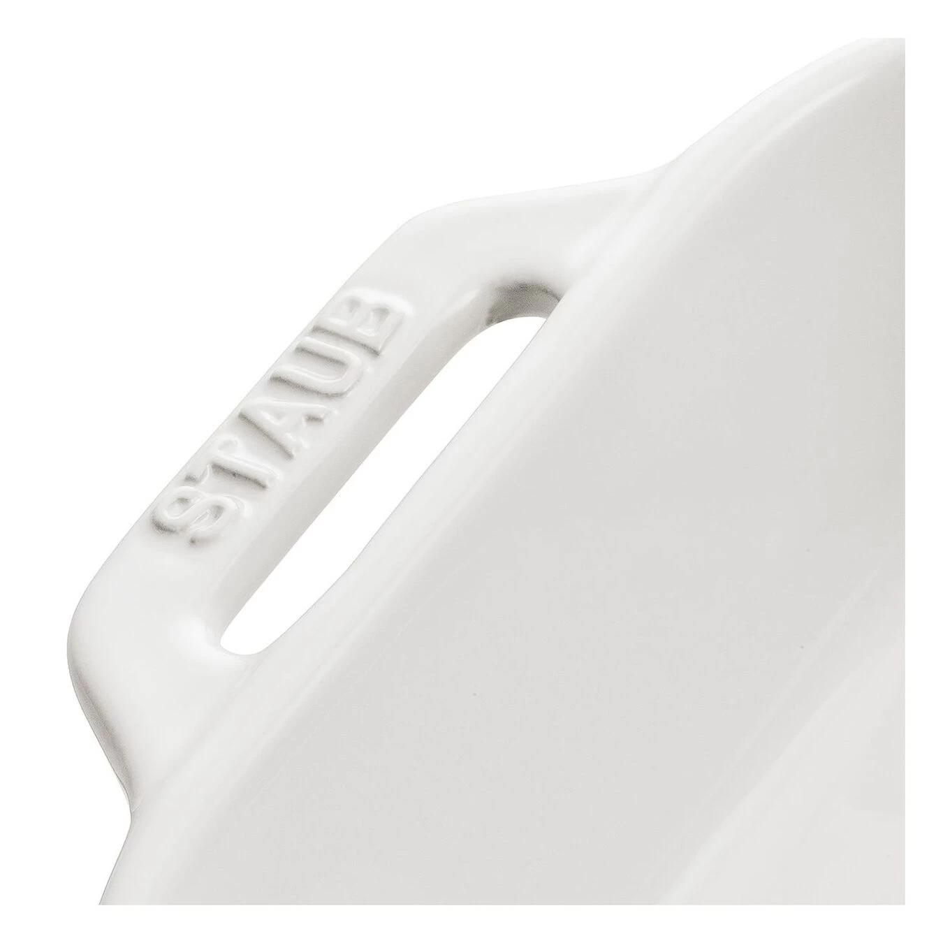 Staub Pirofila Rettangolare - 34 X 24 Cm, Colore Bianco Puro 2 Staub Pirofila Rettangolare - 34 X 24 Cm, Colore Bianco Puro - immagine 2