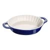 Staub Tortiera Rotonda - 24 Cm, Blu Scuro