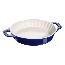Staub Tortiera Rotonda - 24 Cm, Blu Scuro