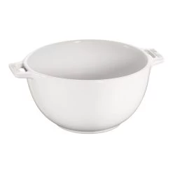 Staub Ciotola Rotonda - 18 Cm, Colore Bianco Puro