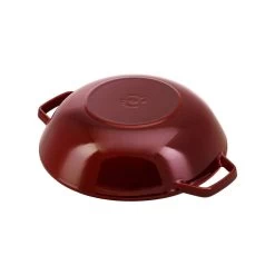 Staub Wok Con Coperchio In Vetro Rotondo - 30 Cm, Granatina -Cucina Negozio 40511 466 0 5