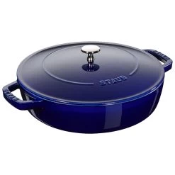 Staub Tegame Chistera Rotondo - 28 Cm, Blu Scuro