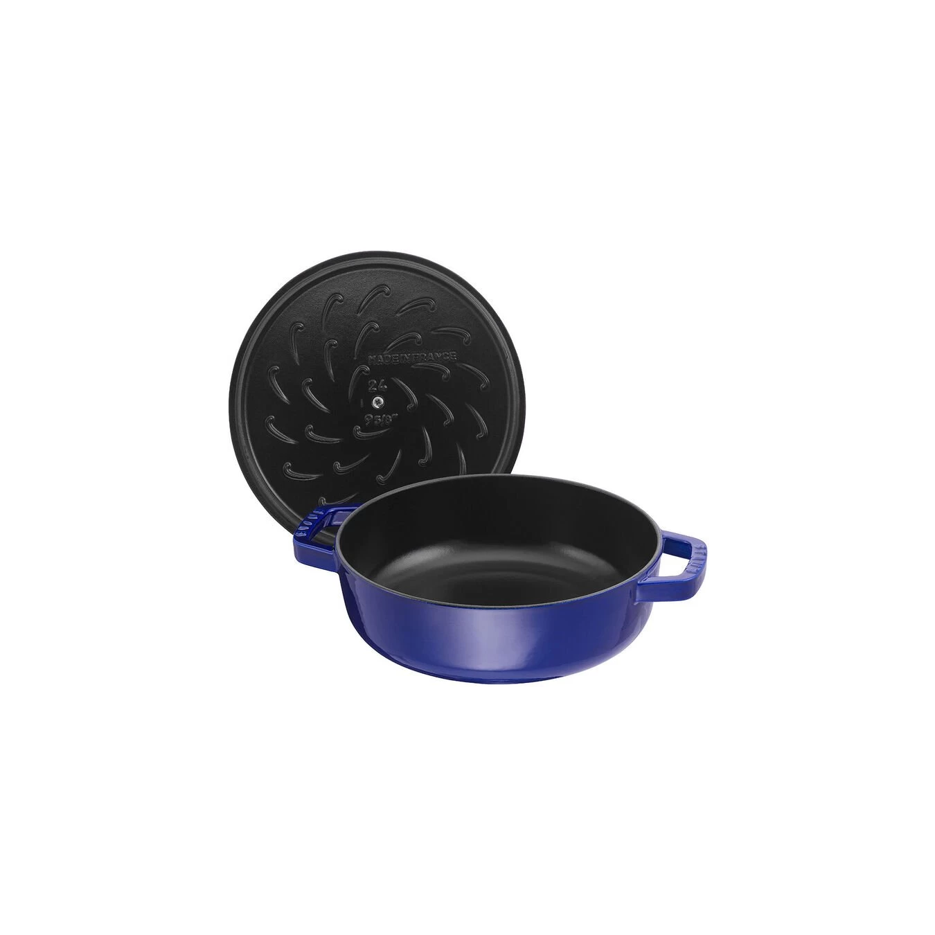 Staub Tegame Chistera Rotondo - 28 Cm, Blu Scuro 2 Staub Tegame Chistera Rotondo - 28 Cm, Blu Scuro - immagine 2