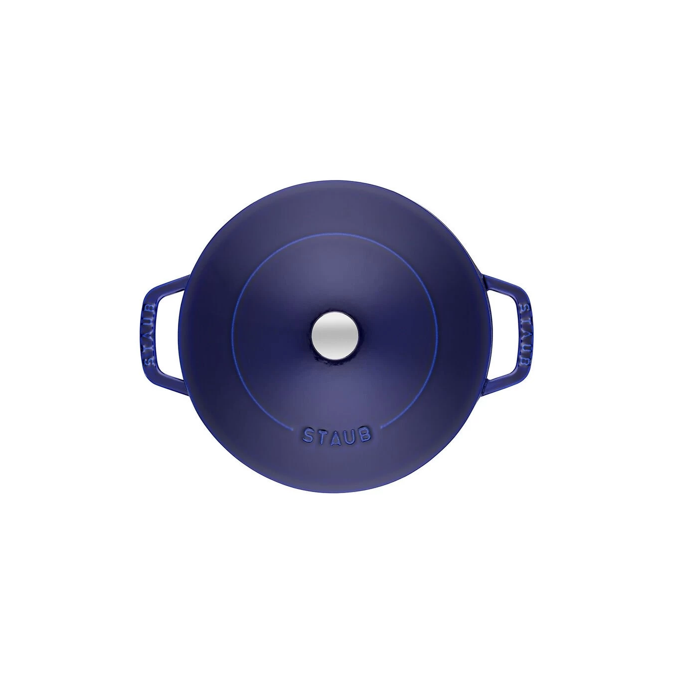 Staub Tegame Chistera Rotondo - 28 Cm, Blu Scuro 5 Staub Tegame Chistera Rotondo - 28 Cm, Blu Scuro - immagine 5