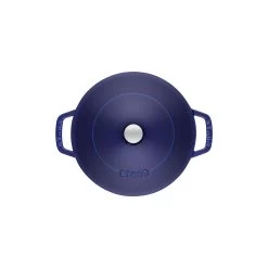 Staub Tegame Chistera Rotondo - 24 Cm, Blu Scuro 10 Staub Tegame Chistera Rotondo - 24 Cm, Blu Scuro -Cucina Negozio 40511 476 0 5